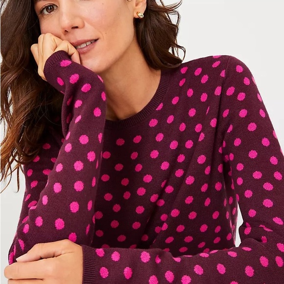 The Limited Polka Dot Sweater - Picture 1 of 5